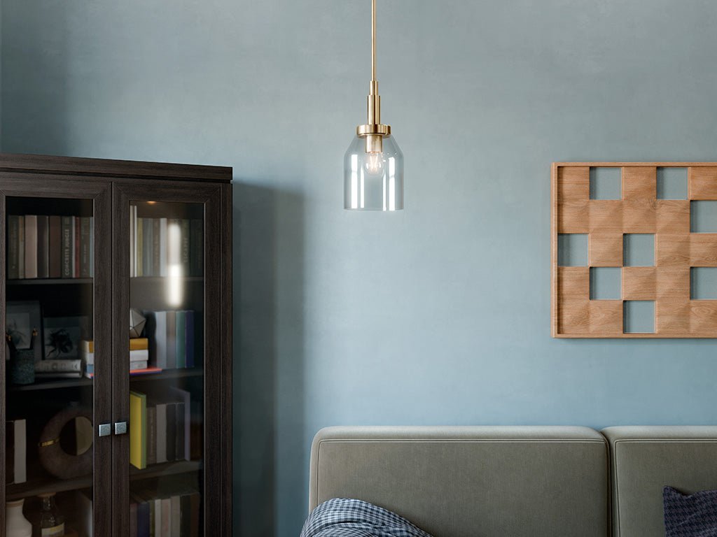 KICHLER-52725CHKICHLER Madden 15 Inch 1 Light Mini Pendant with Clear Glass