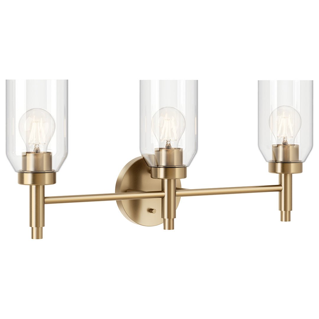 KICHLER-55185CPZKICHLER Madden 55185 3 Light Vanity with Clear Glass