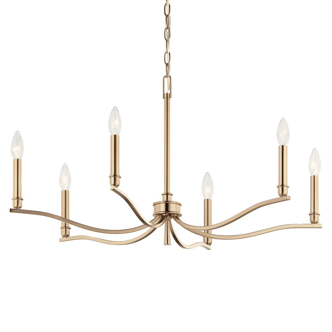KICHLER-52695CPZKICHLER Malene 52695 32" 6-Light Chandelier