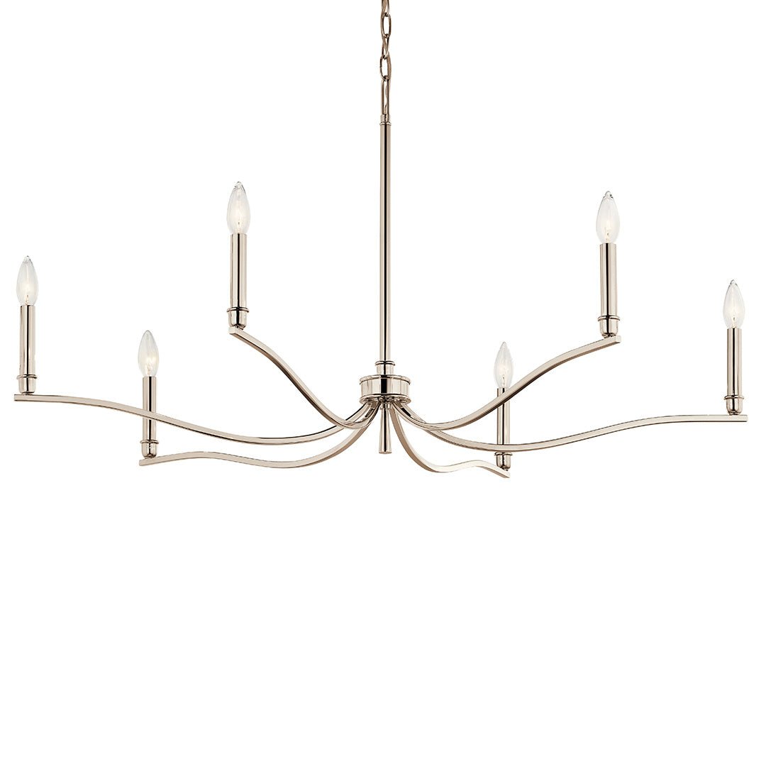 KICHLER-52696PNKICHLER Malene 52696 42" 6-Light Chandelier