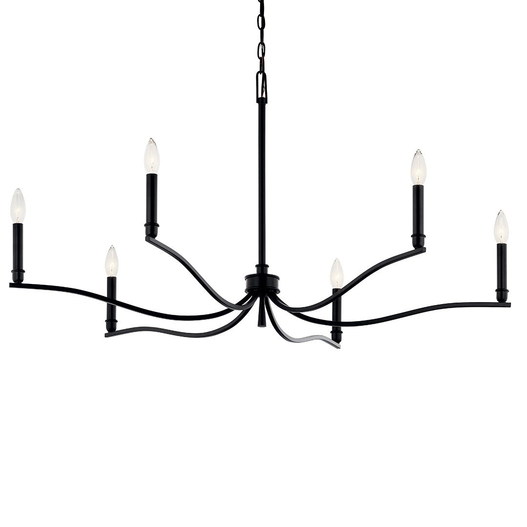 KICHLER-52696BKKICHLER Malene 52696 42" 6-Light Chandelier