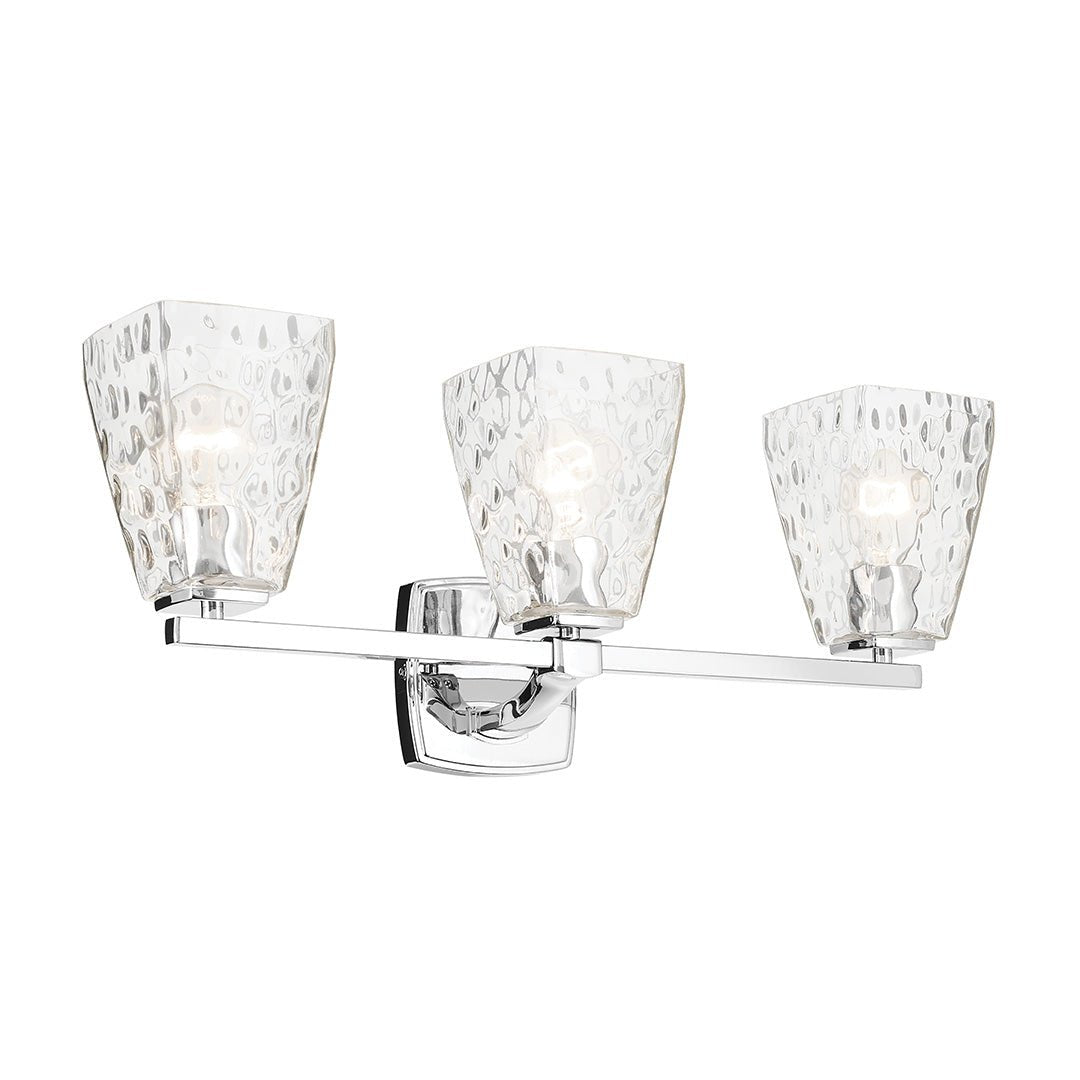 KICHLER-55216CHWTRKICHLER Marant 55216 3 Light Vanity Light with Clear/Frosted Glass