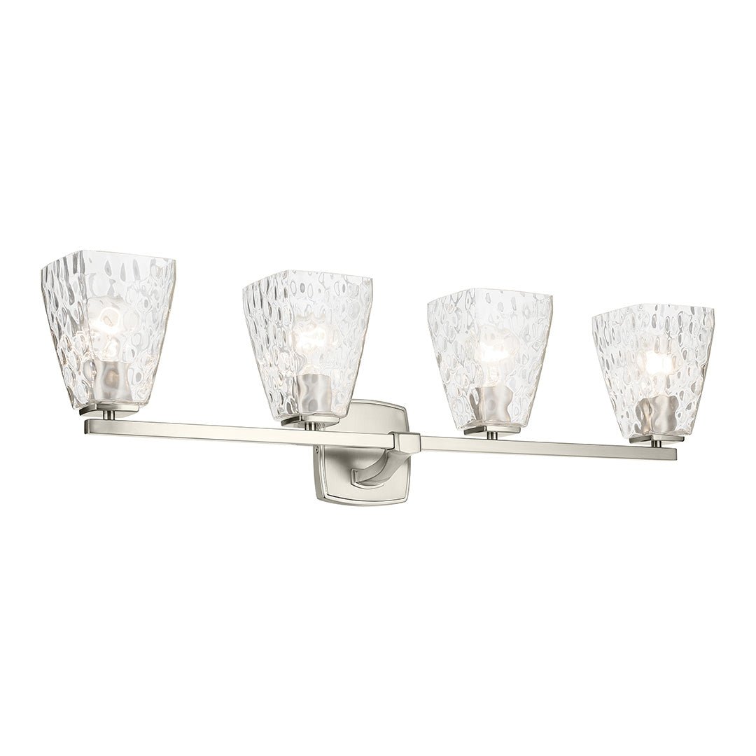 KICHLER-55217NIWTRKICHLER Marant 55217 4 Light Vanity Light with Clear/Frosted Glass