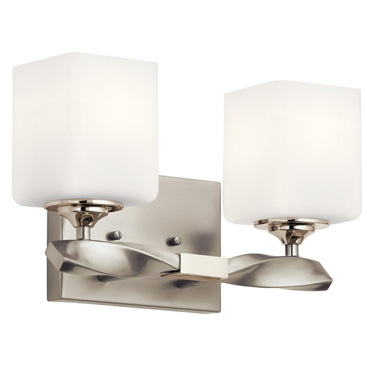 KICHLER-55001NIKICHLER Marette 55001 2 Light Vanity Light with Frosted Glass
