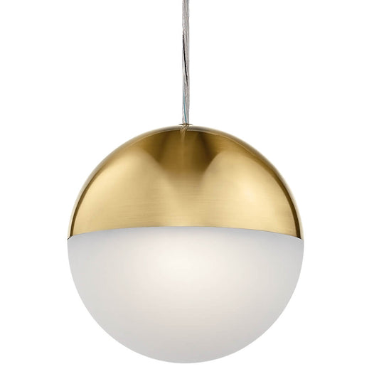 KICHLER-83854CGWHKICHLER Moonlit 17W LED 7.75" Pendant with White Glass 30K