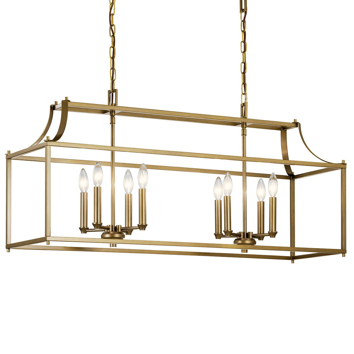 KICHLER-42497NBRKICHLER Morrigan 42497 12.5" 8-Light Linear Chandelier