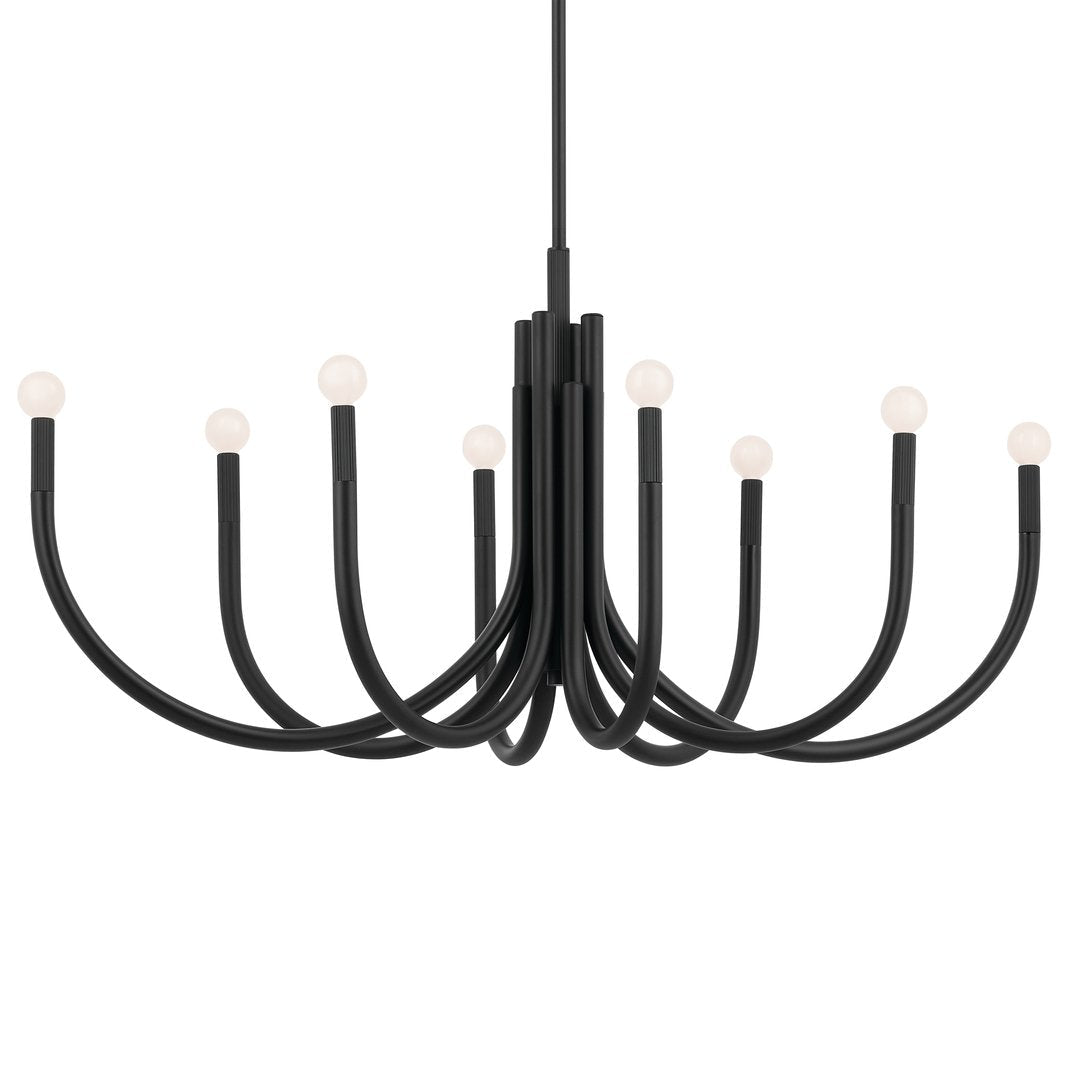 KICHLER-52553BKKICHLER Odensa 52553 21" 8-Light Chandelier