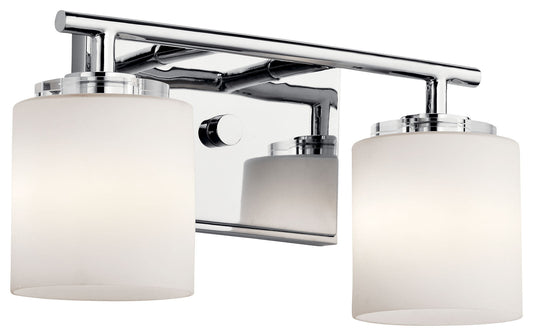KICHLER-45501CHKICHLER O'Hara 45501 2 Light Vanity Light in Chrome