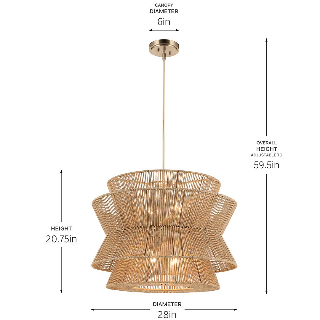 KICHLER-52735CPZKICHLER Ophira Pendant