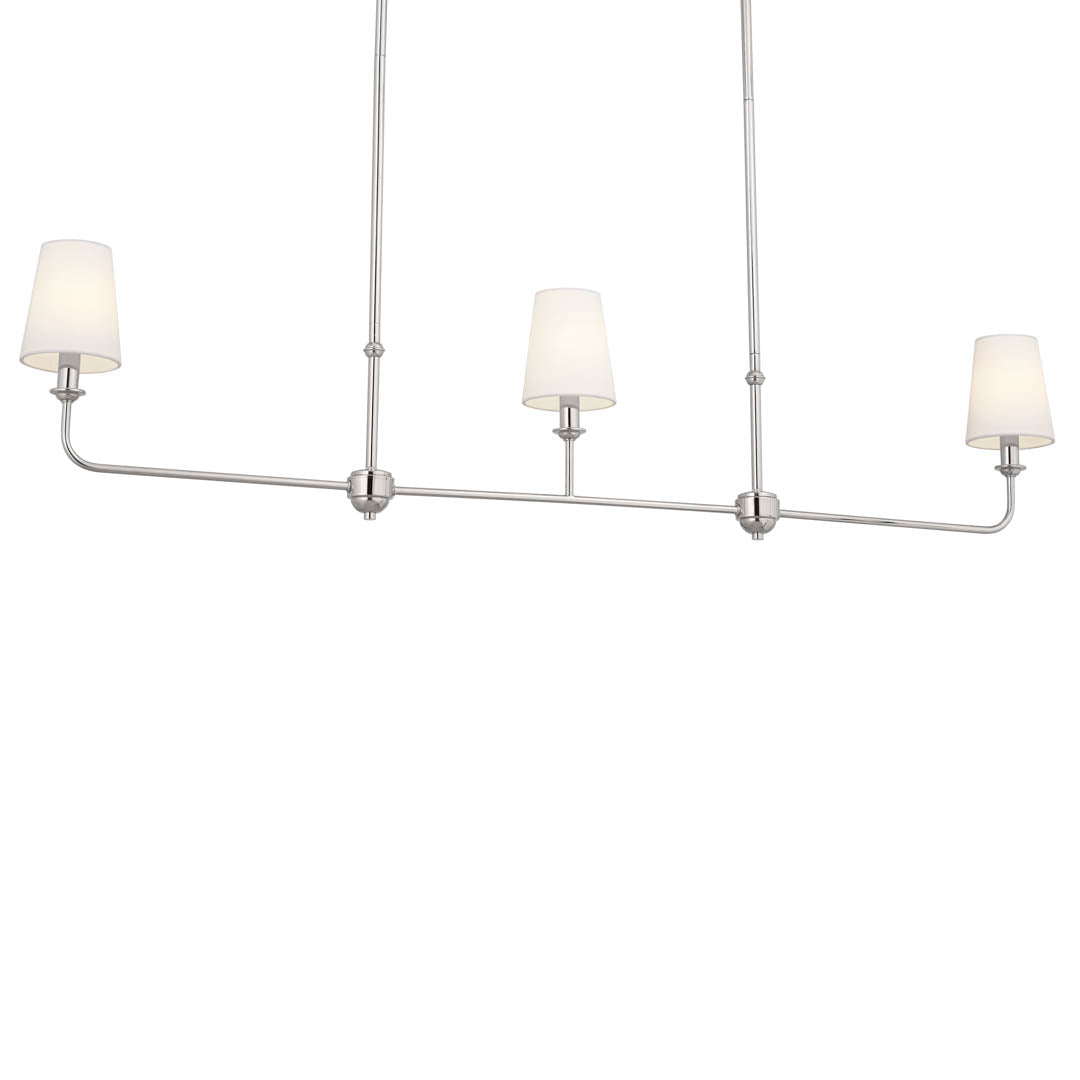 KICHLER-52519PNKICHLER Pallas 52519 4.5" 3-Light Linear Chandelier