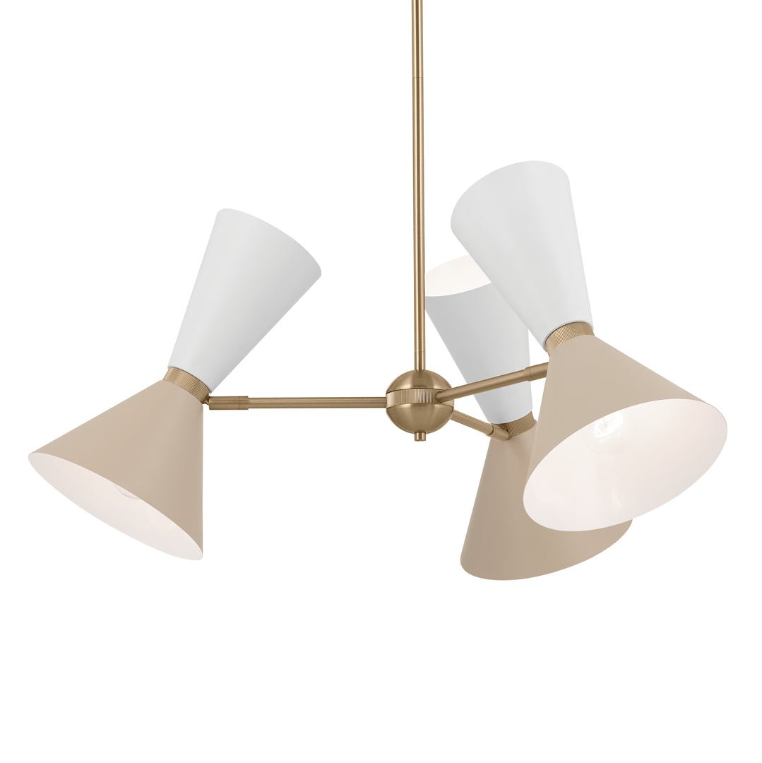 KICHLER-52565CPZGRGKICHLER Phix 52565 30.75" 6-Light Chandelier
