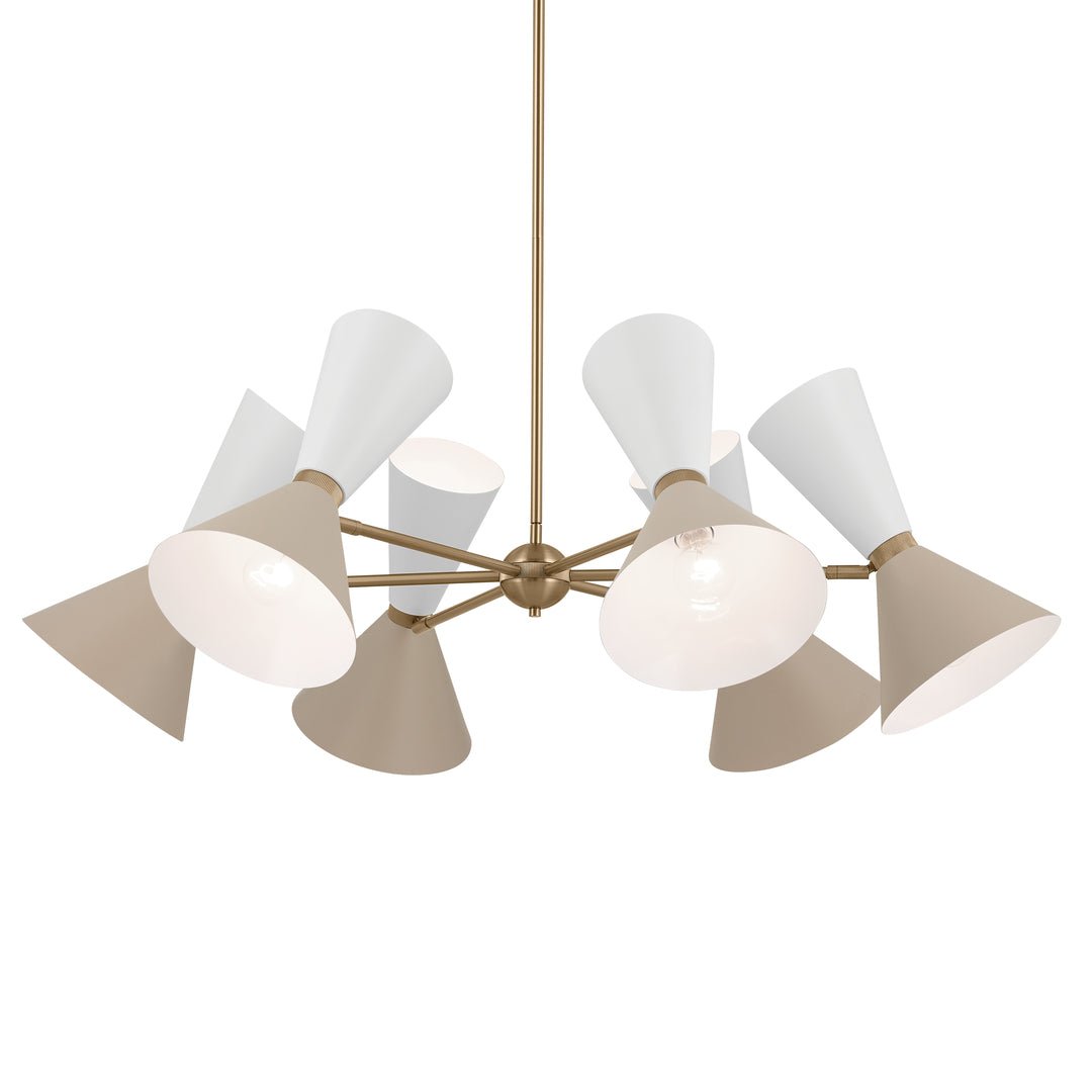 KICHLER-52566CPZGRGKICHLER Phix 52566 38.75" 12-Light Chandelier