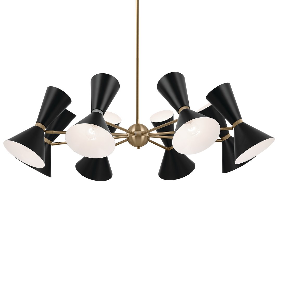 KICHLER-52567CPZBKKICHLER Phix 52567 48.75" 16-Light Chandelier
