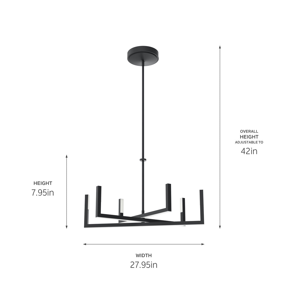 KICHLER-84313WHKICHLER Priam 84313 28" 6-Light Chandelier