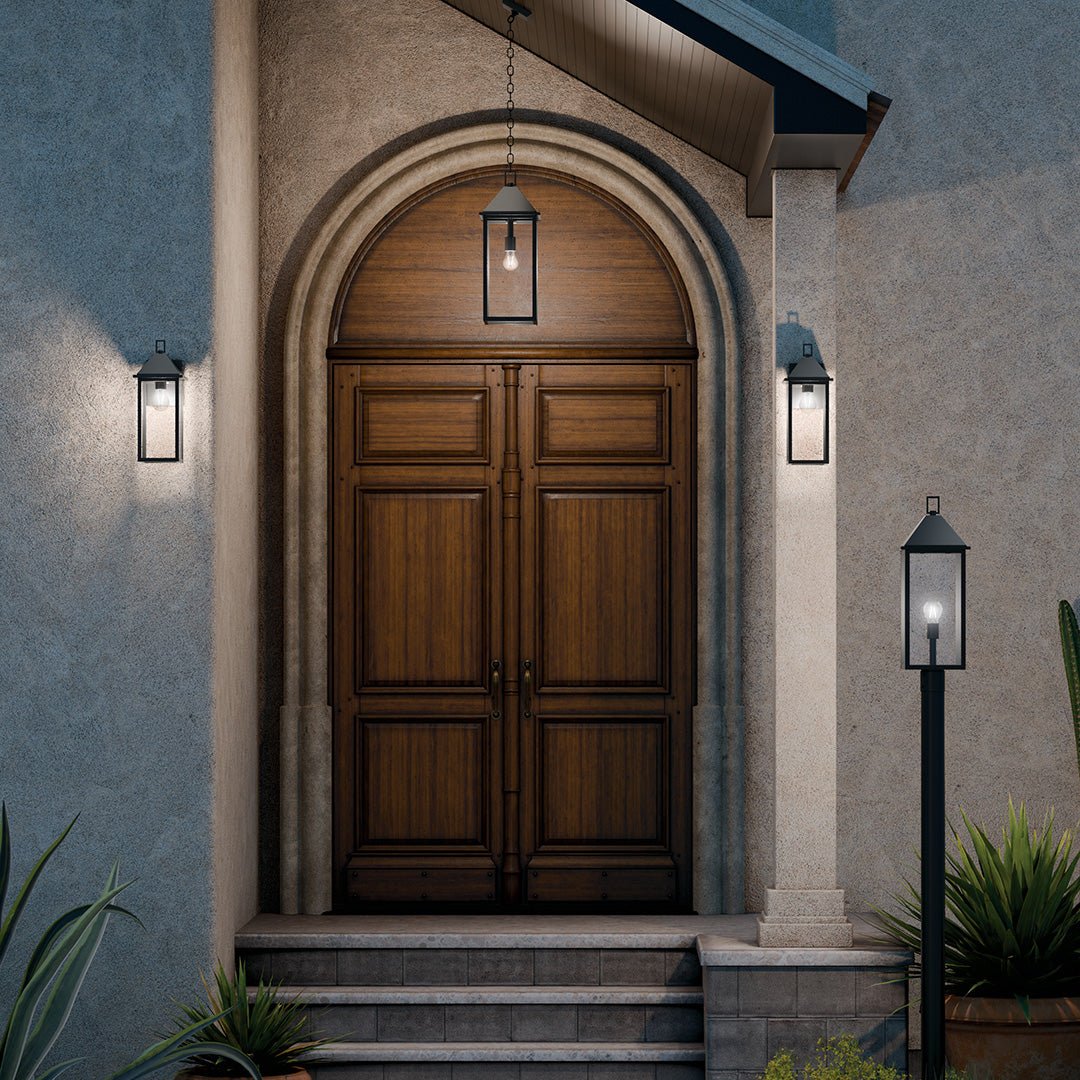 KICHLER-59158BKDSKichler Prin 59158 16" Outdoor Wall Light