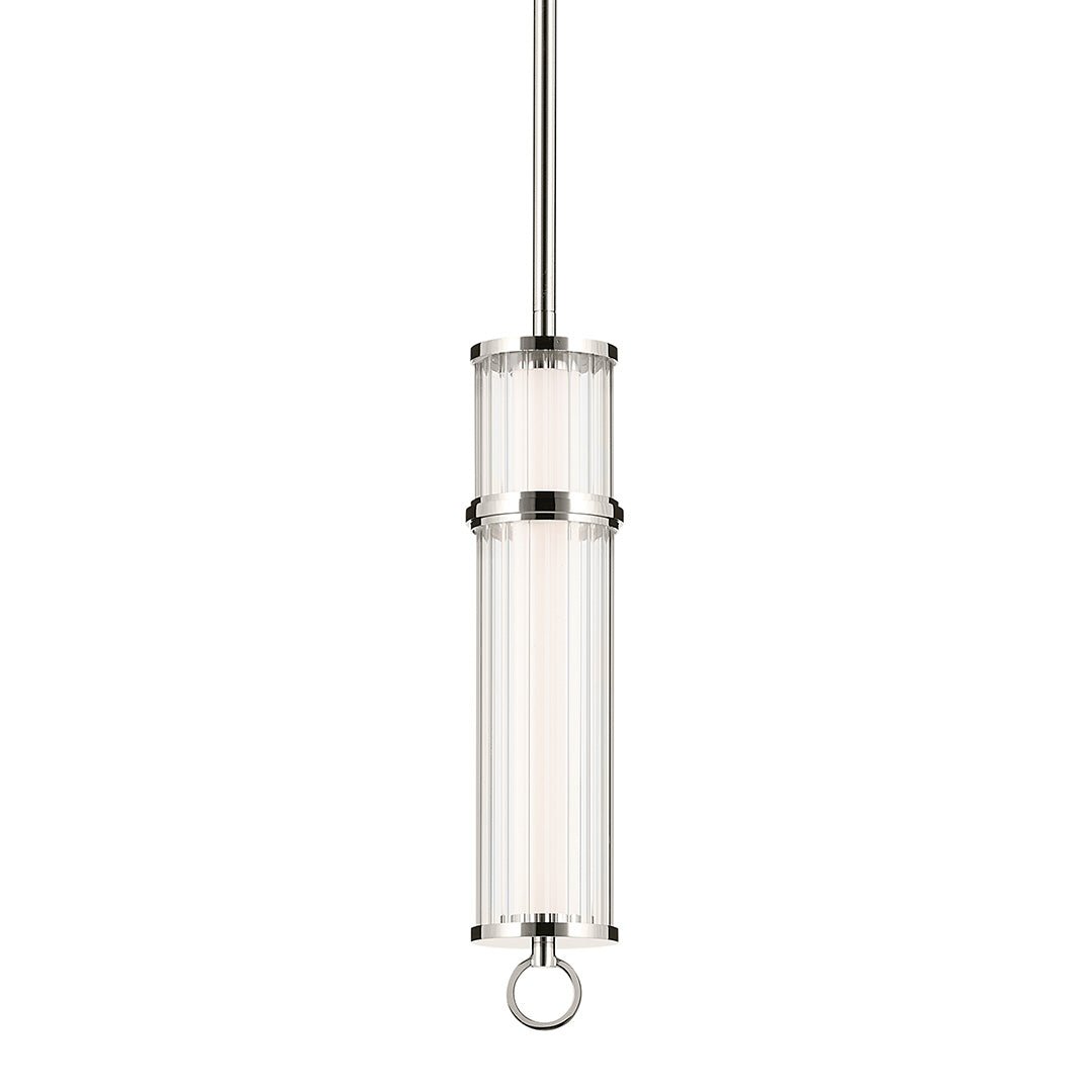 KICHLER-52755PNLEDKICHLER Riven 15.5 Inch LED 1 Light Pendant with Clear Glass 30K