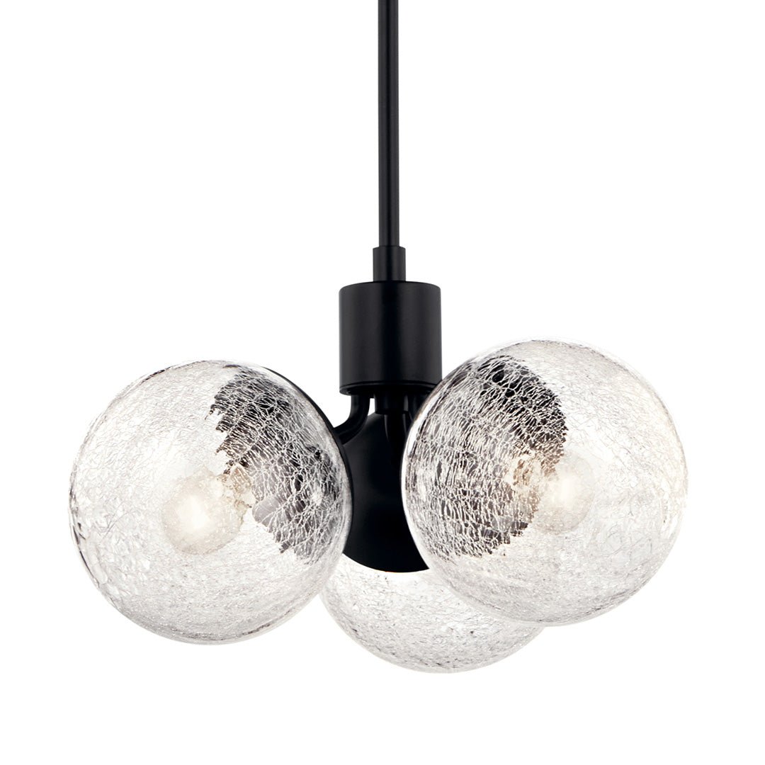 KICHLER-52700BKKICHLER Silvarious 52700 16.5" 3-Light Chandelier