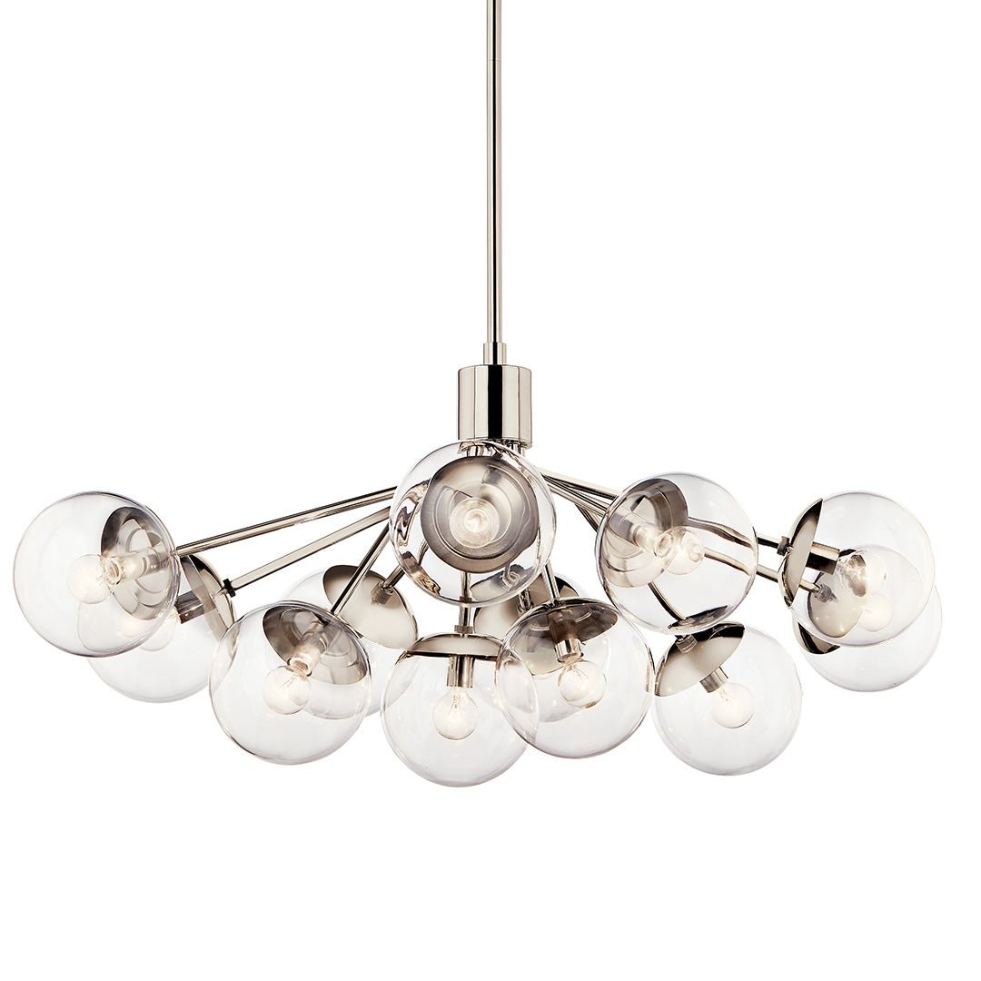 KICHLER-52703PNCLRKICHLER Silvarious 52703 26.75" 12-Light Chandelier
