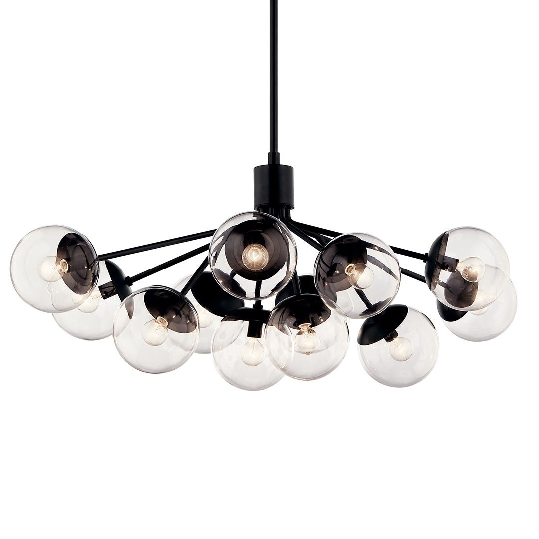 KICHLER-52703BKCLRKICHLER Silvarious 52703 26.75" 12-Light Chandelier