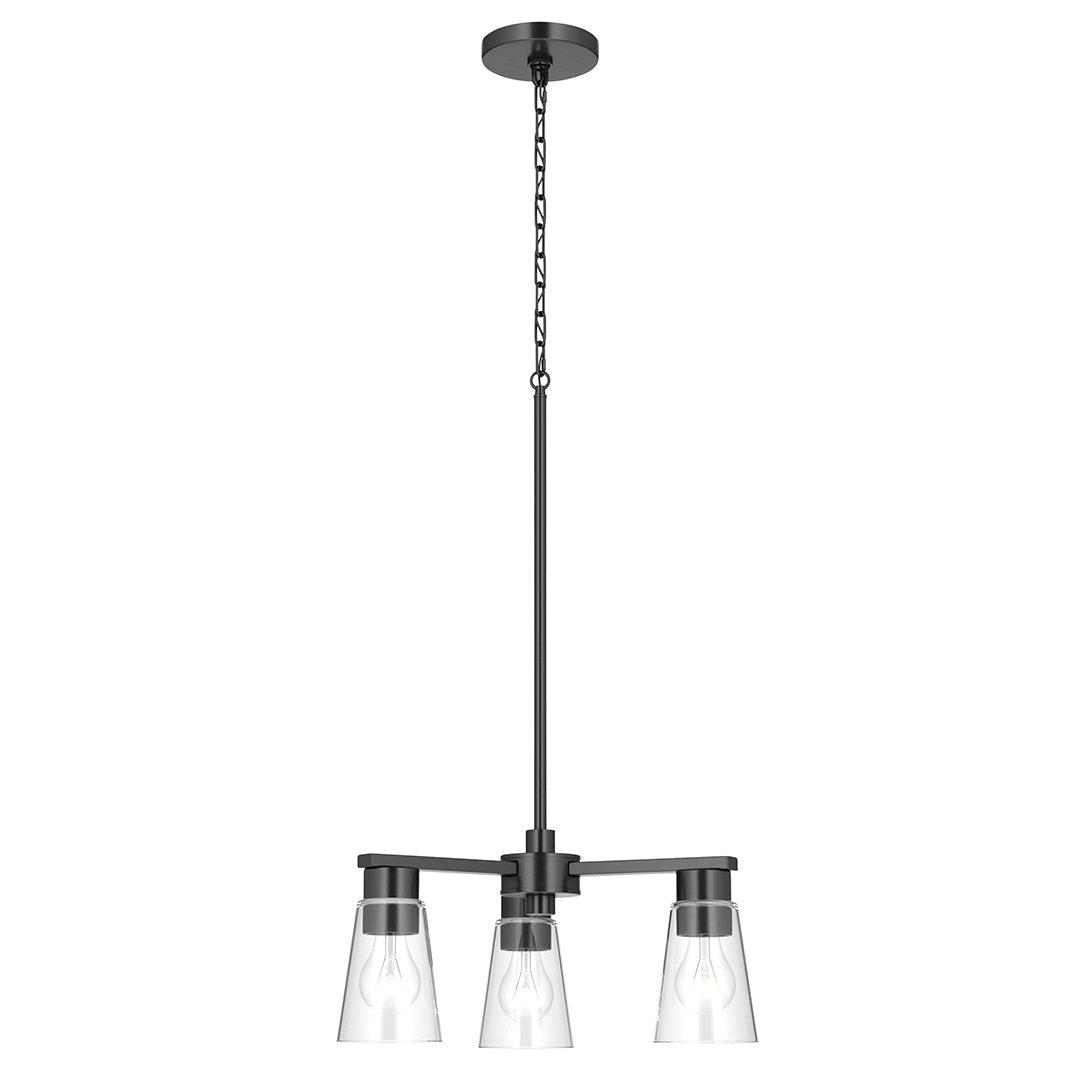 KICHLER-52435BKCLRKICHLER Stamos 52435 18" 3-Light Chandelier