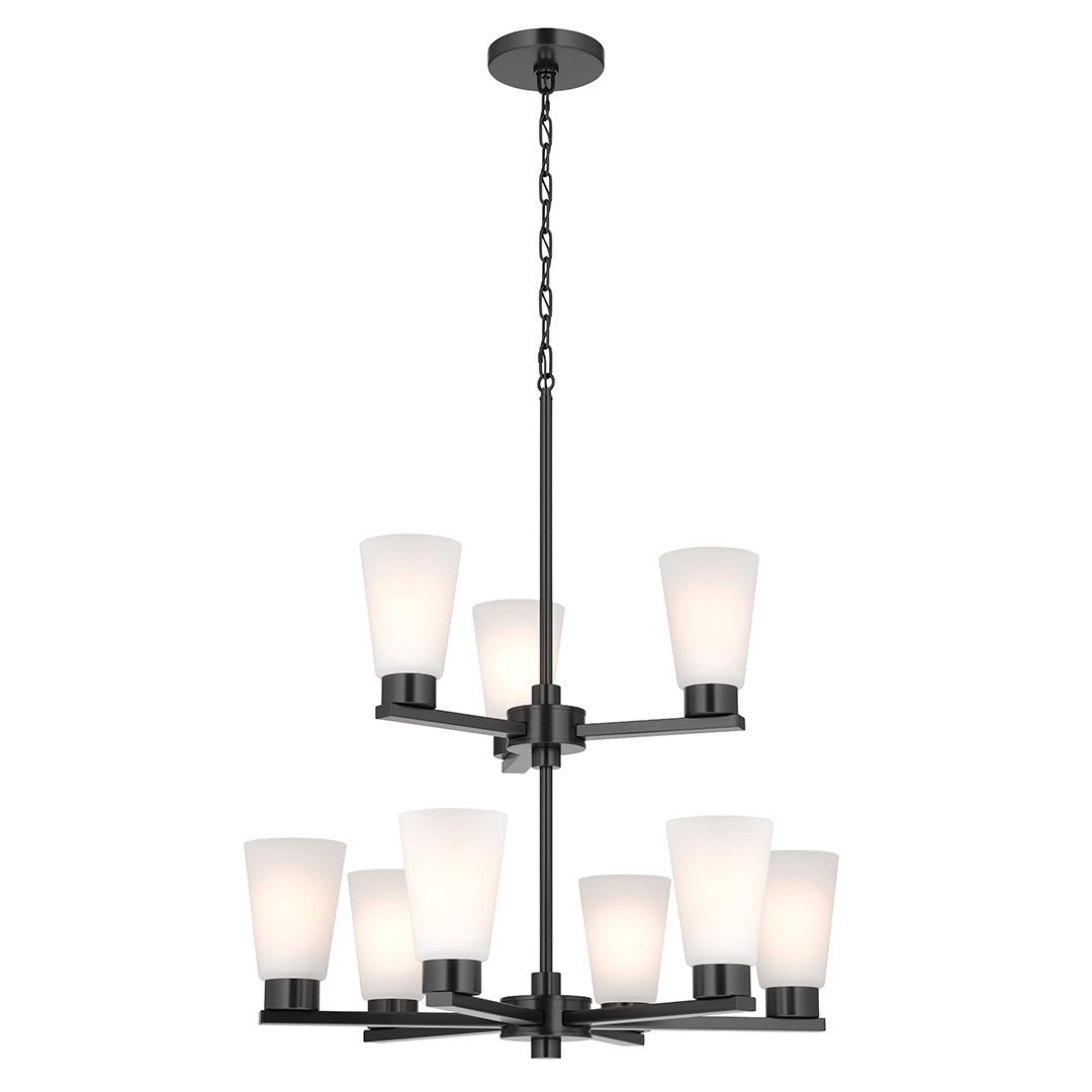 KICHLER-52438BKKICHLER Stamos 52438 24" 9-Light Chandelier