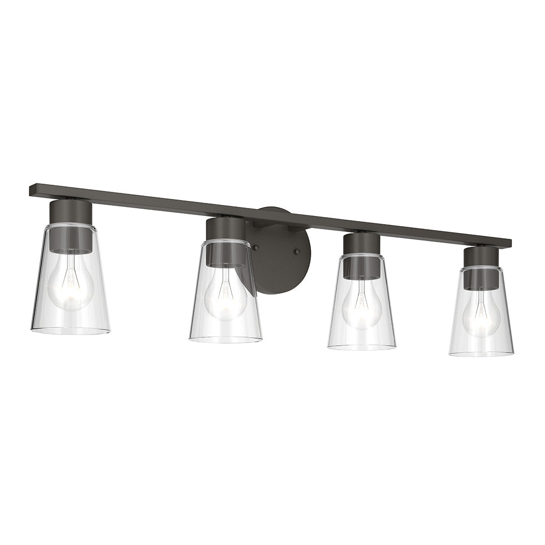 KICHLER-55122OZCLRKICHLER Stamos 55122 4 Light Vanity Light with Frosted/Clear Glass