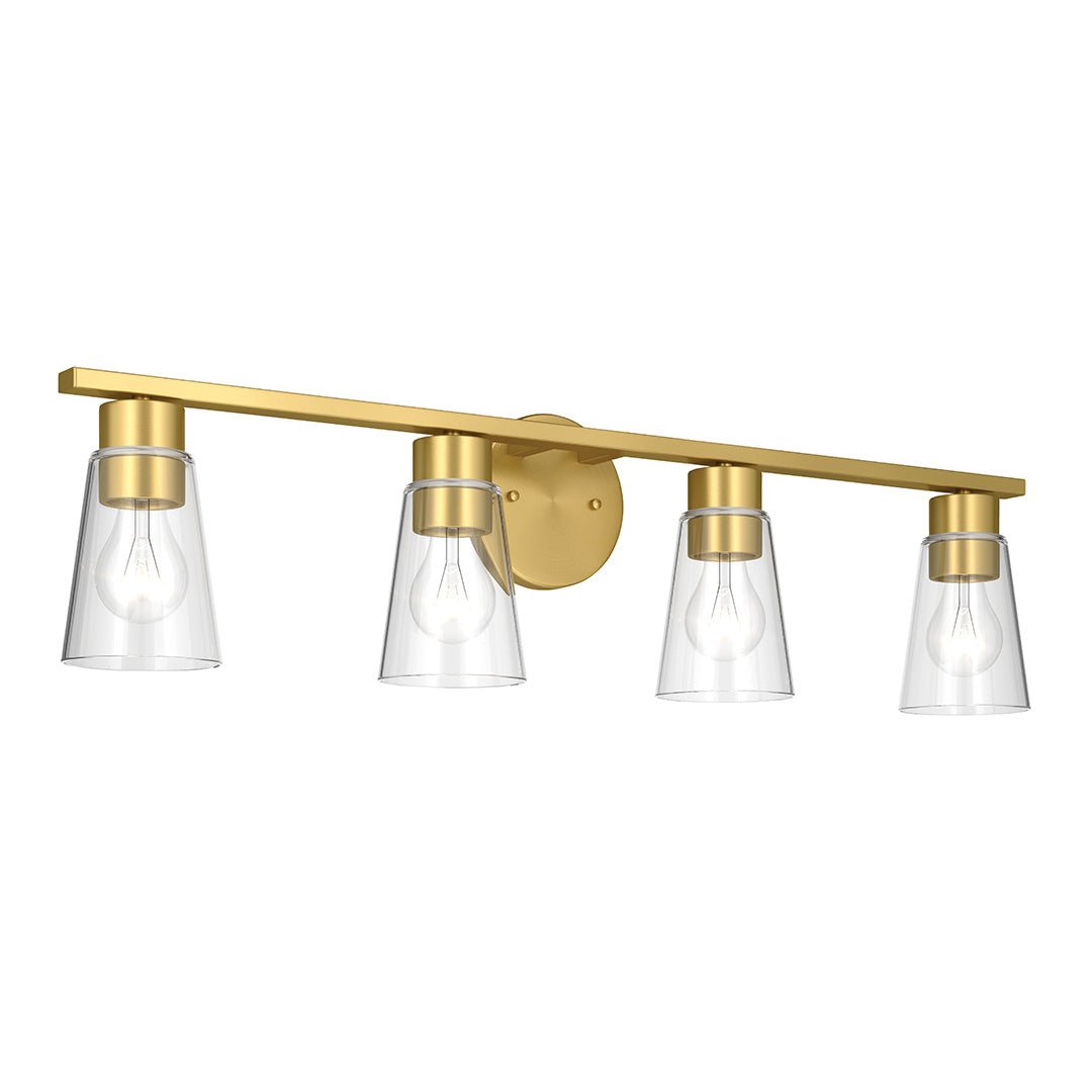 KICHLER-55122BGCLRKICHLER Stamos 55122 4 Light Vanity Light with Frosted/Clear Glass