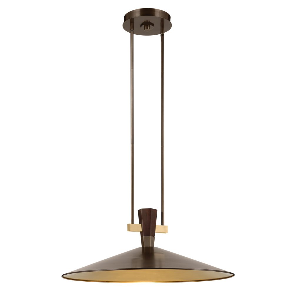 KICHLER Tenon 52833 8.5W LED 28" Pendant with Cone Shade 30K