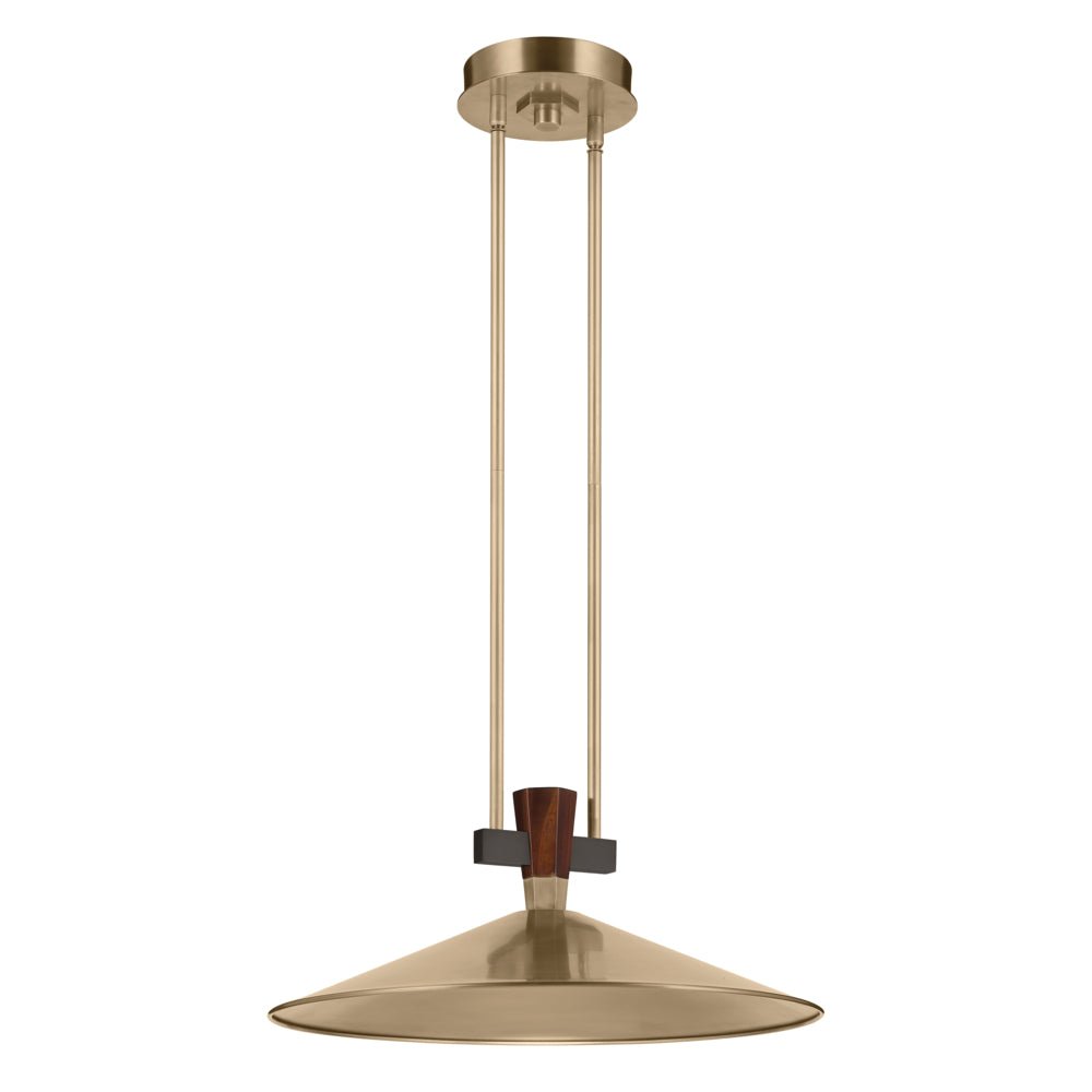 KICHLER Tenon 52832 8.5W LED 20" Pendant with Cone Shade 30K