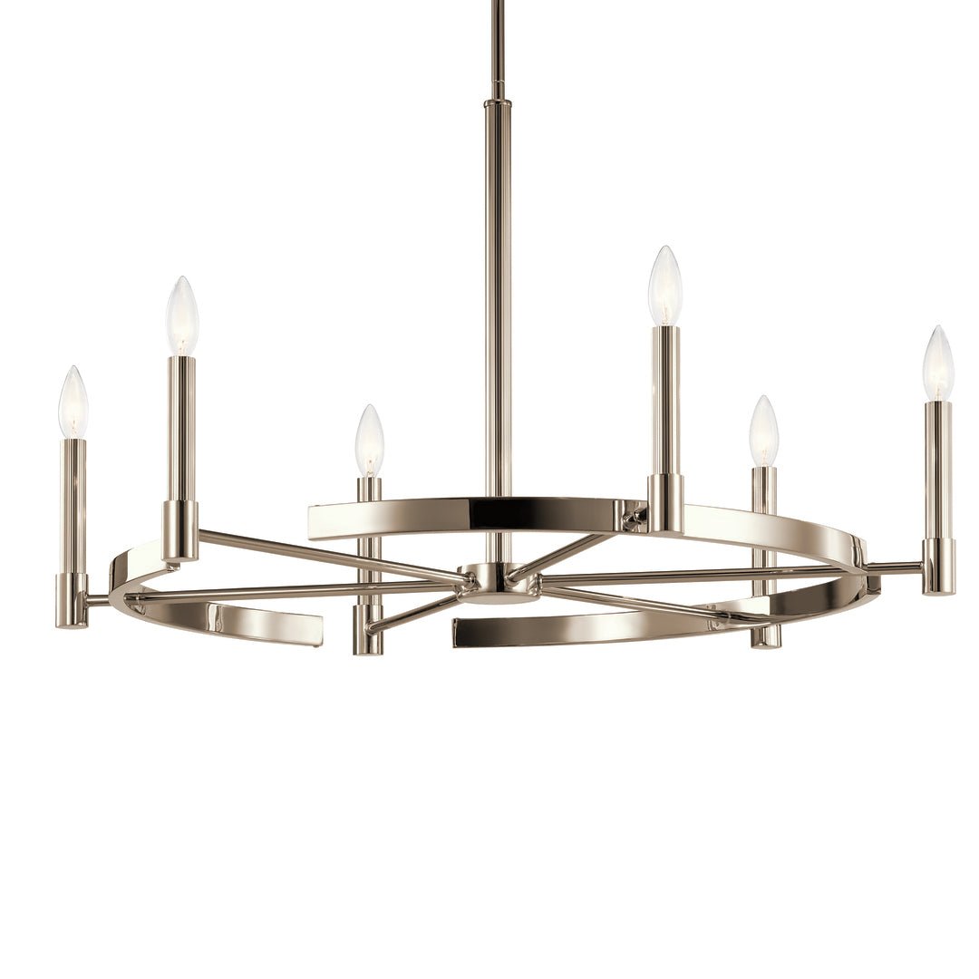 KICHLER-52427PNKICHLER Tolani 52427 34" 6-Light Chandelier