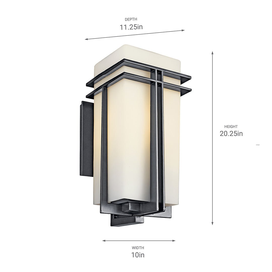 KICHLER-49203BKKICHLER Tremillo 49203 20.25" Outdoor Wall Light