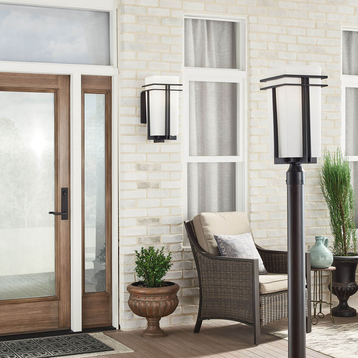 KICHLER-49207BKKICHLER Tremillo 49207 20" Outdoor Post Light