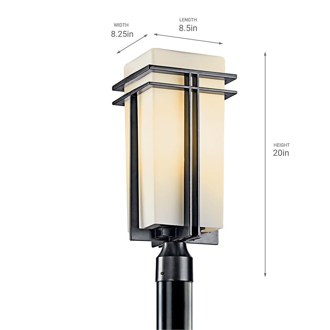 KICHLER-49207BKKICHLER Tremillo 49207 20" Outdoor Post Light