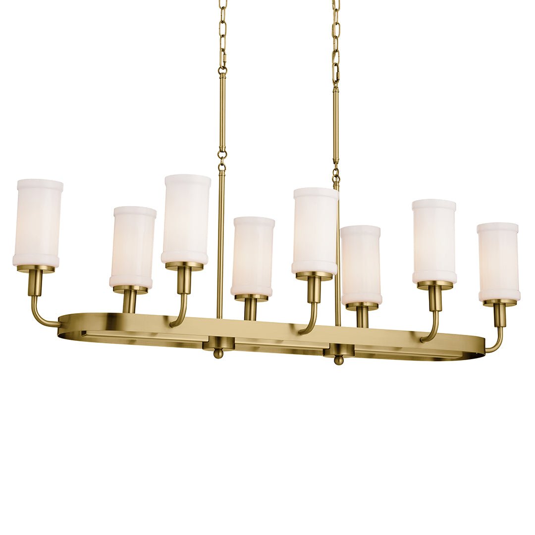 KICHLER-52453NBRKICHLER Vetivene 52453 17.5" 8-Light Linear Chandelier