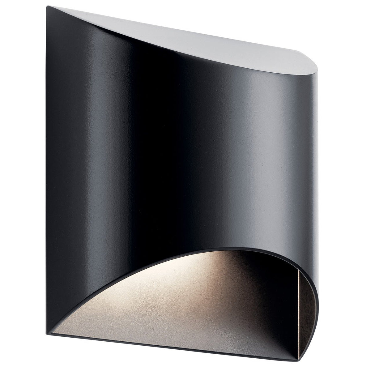 KICHLER-49278BKLEDKICHLER Wesley 49278 10.0W LED 7.5" Outdoor Wall Light 30K