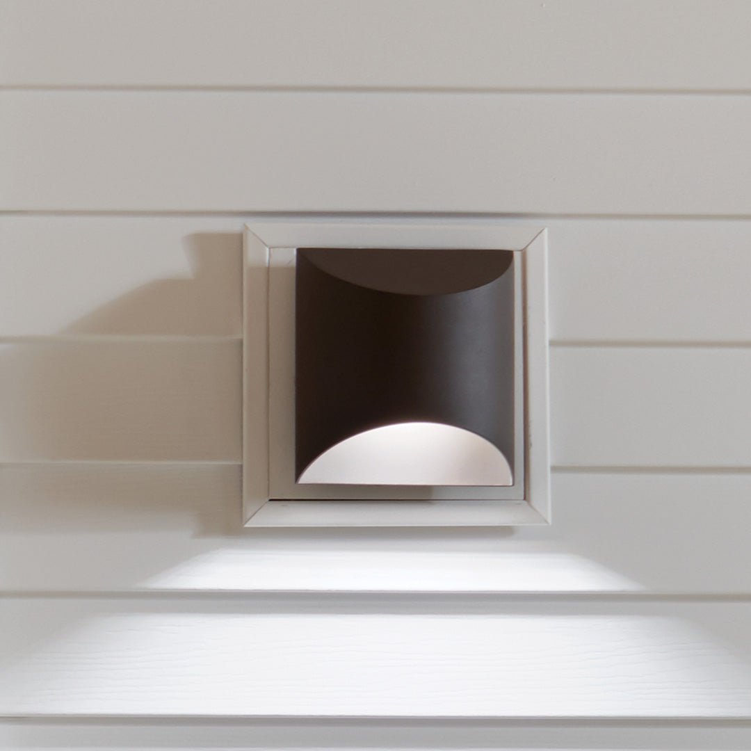 KICHLER-49278WHLEDKICHLER Wesley 49278 10.0W LED 7.5" Outdoor Wall Light 30K