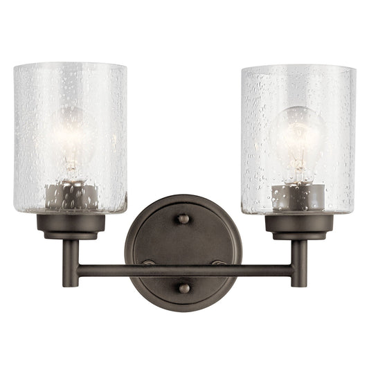 KICHLER-45885OZKICHLER Winslow 45885 2 Light Vanity Light with Clear Glass