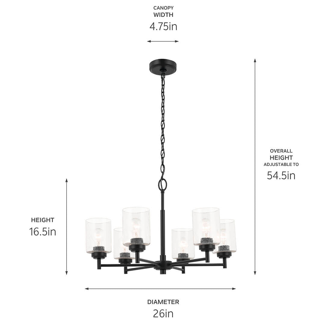 KICHLER-52616OZKICHLER Winslow 52616 26" 6-Light Chandelier