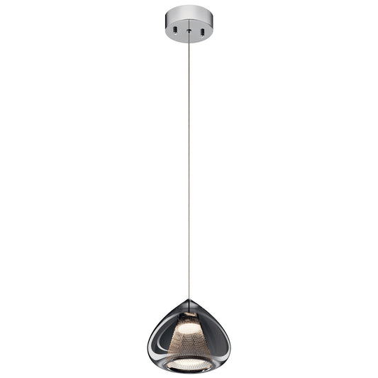 KICHLER-84020KICHLER Zin 7W LED 1 Light Mini Pendant with Smoked Glass 30K