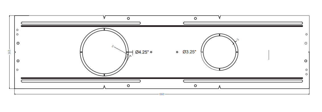 LBU-LB15156LightBlueUSA LB15156 New Construction Mounting Plate