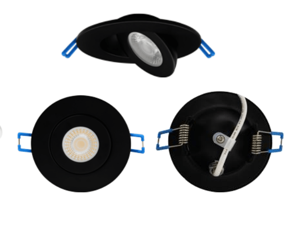 LOTUS - ADS2FGSTRGBCW - BKLotus ADS2FGSTRGBCW 2" 5W LED Floating Gimbal RGBTW