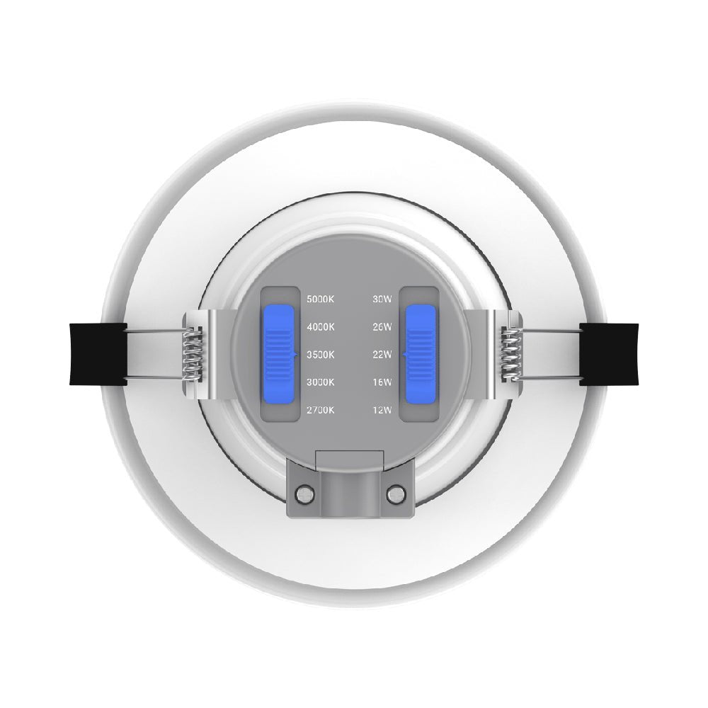 LOTUS - DL254 - 6 - 30W - M - A5C5 - HOLotus DL254 - 6 - 30W - M - A5C5 - HO 6" 30W Round Commercial Downlight Selectable CCT+Wattage