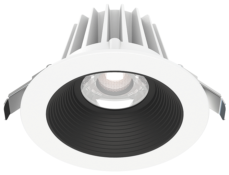 LOTUS - JXL - COB02 - S09W - 5CCT - WH - 2RR - BF - BKLotus JXL - COB02 - R09W 2" 9W LED Regressed Downlight Selectable CCT