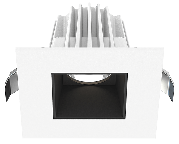LOTUS - JXL - COB02 - S09W - 5CCT - WH - 2SR - SM - BKLotus JXL - COB02 - S09W 2" 9W LED Square Regressed Downlight Selectable CCT