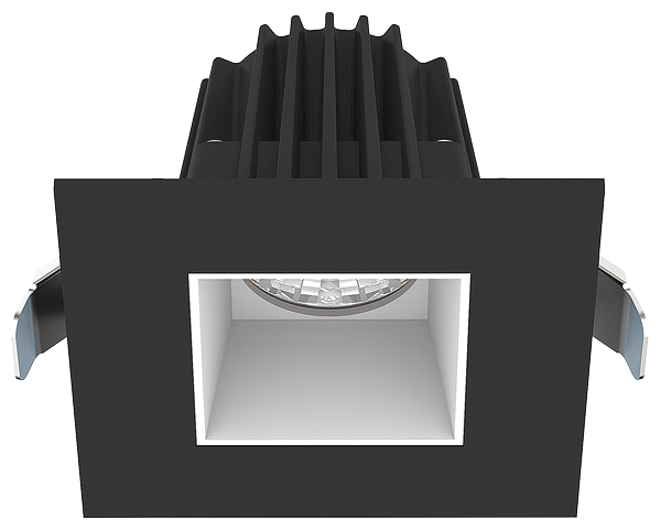 LOTUS - JXL - COB02 - S09W - 5CCT - BK - 2SR - SM - WHLotus JXL - COB02 - S09W 2" 9W LED Square Regressed Downlight Selectable CCT