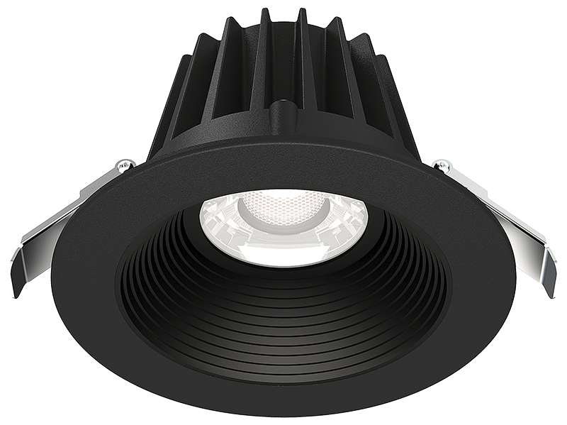 LOTUS - JXL - COB04 - S15W - 5CCT - BK - 4RR - BF - BKLotus JXL - COB04 - R15W 4" 15W LED Regressed Downlight Selectable CCT