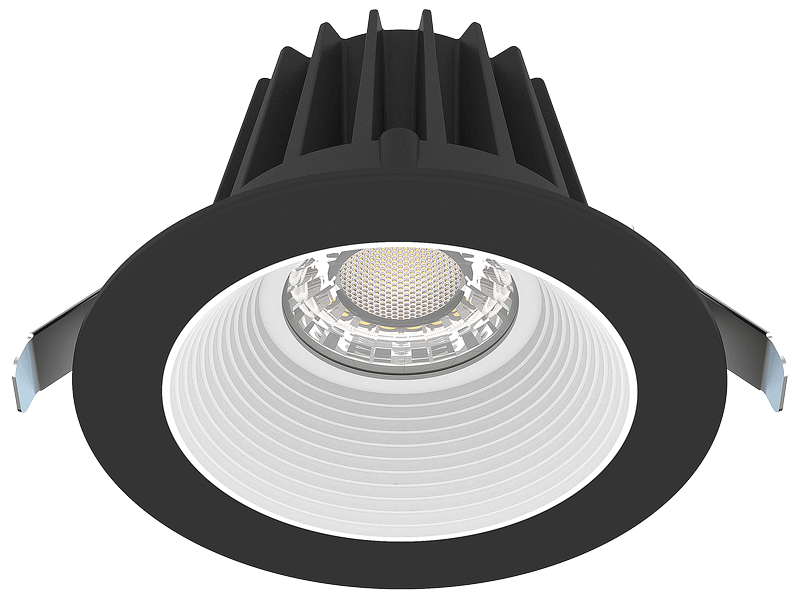 LOTUS - JXL - COB04 - S15W - 5CCT - BK - 4RR - BF - WHLotus JXL - COB04 - R15W 4" 15W LED Regressed Downlight Selectable CCT