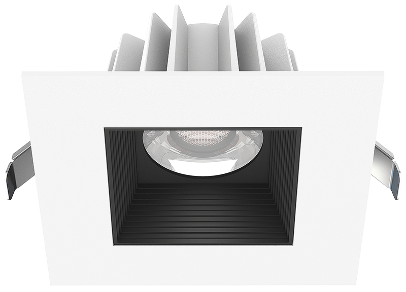 LOTUS - JXL - COB04 - S15W - 5CCT - WH - 4SR - BF - BKLotus JXL - COB04 - S15W 4" 15W LED Regressed Downlight Selectable CCT