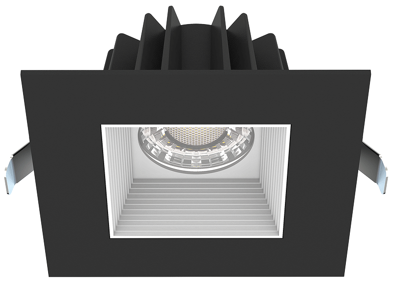 LOTUS - JXL - COB04 - S15W - 5CCT - BK - 4SR - BF - WHLotus JXL - COB04 - S15W 4" 15W LED Regressed Downlight Selectable CCT
