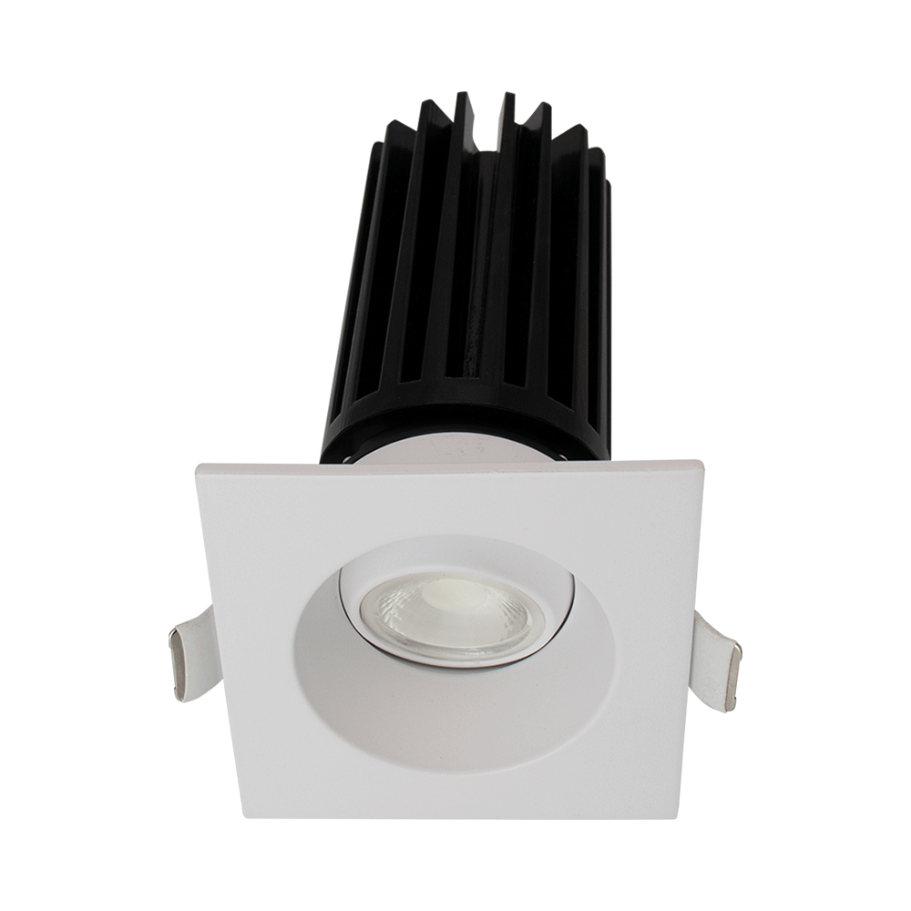LOTUS - LED - 2 - S11W - 5CCT - WH - EY - SQLotus LED - 2 - S11W - SQ 2" 11W Square LED Recessed Gimbal Selectable CCT/DTW